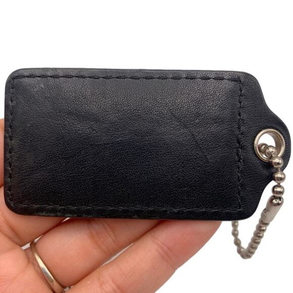 COACH Patent Leather HangTag Bag Charm Fob - Picture 2 of 3